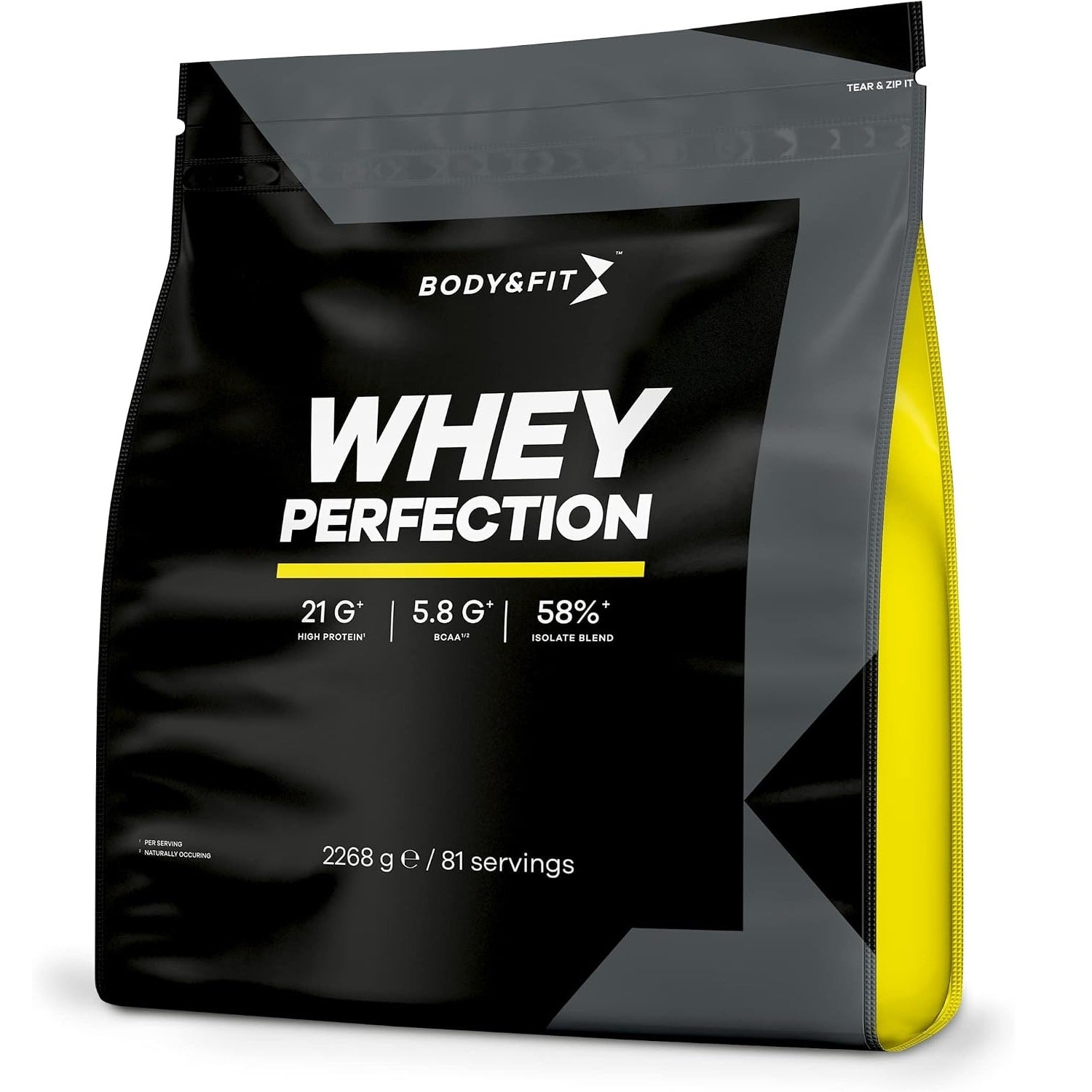 Body & Fit Whey Perfection Cookies & Cream Milkshake 2260 g (81 Portions)