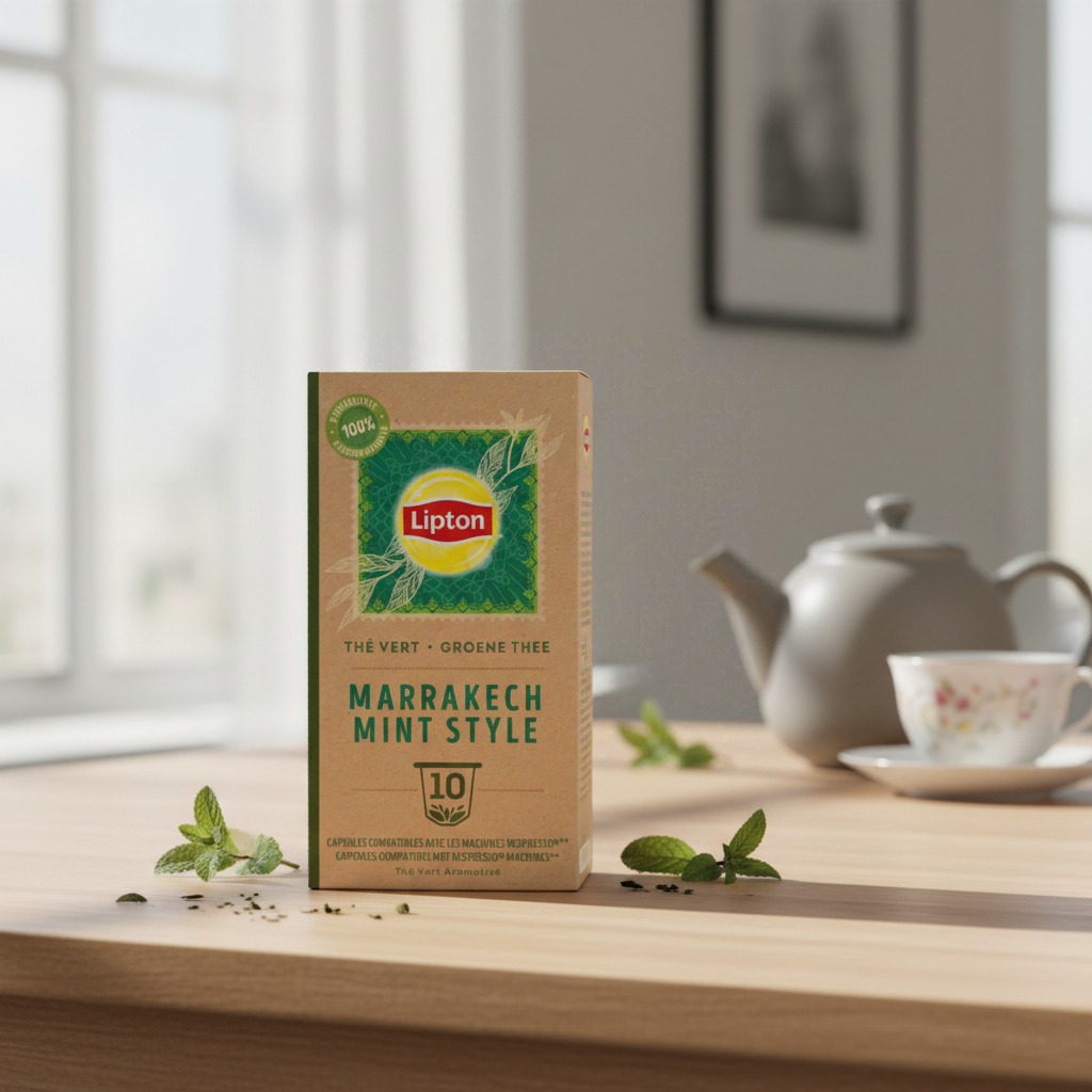 LIPTON Capsules Compatibles Nespresso Menthe de Marrakech 10 capsules