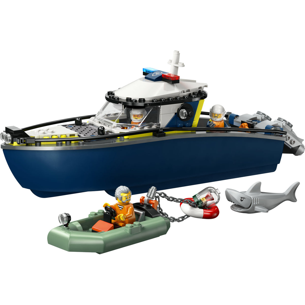 LEGO City 60456 La course-poursuite en bateau de police