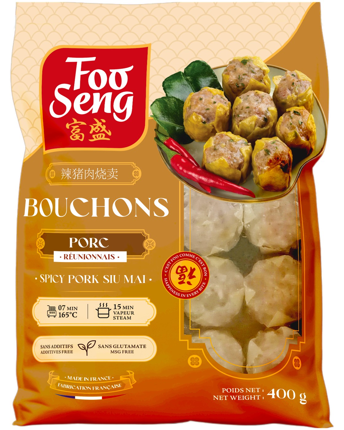Foo Seng Siu mai au porc de La Réunion 400 g