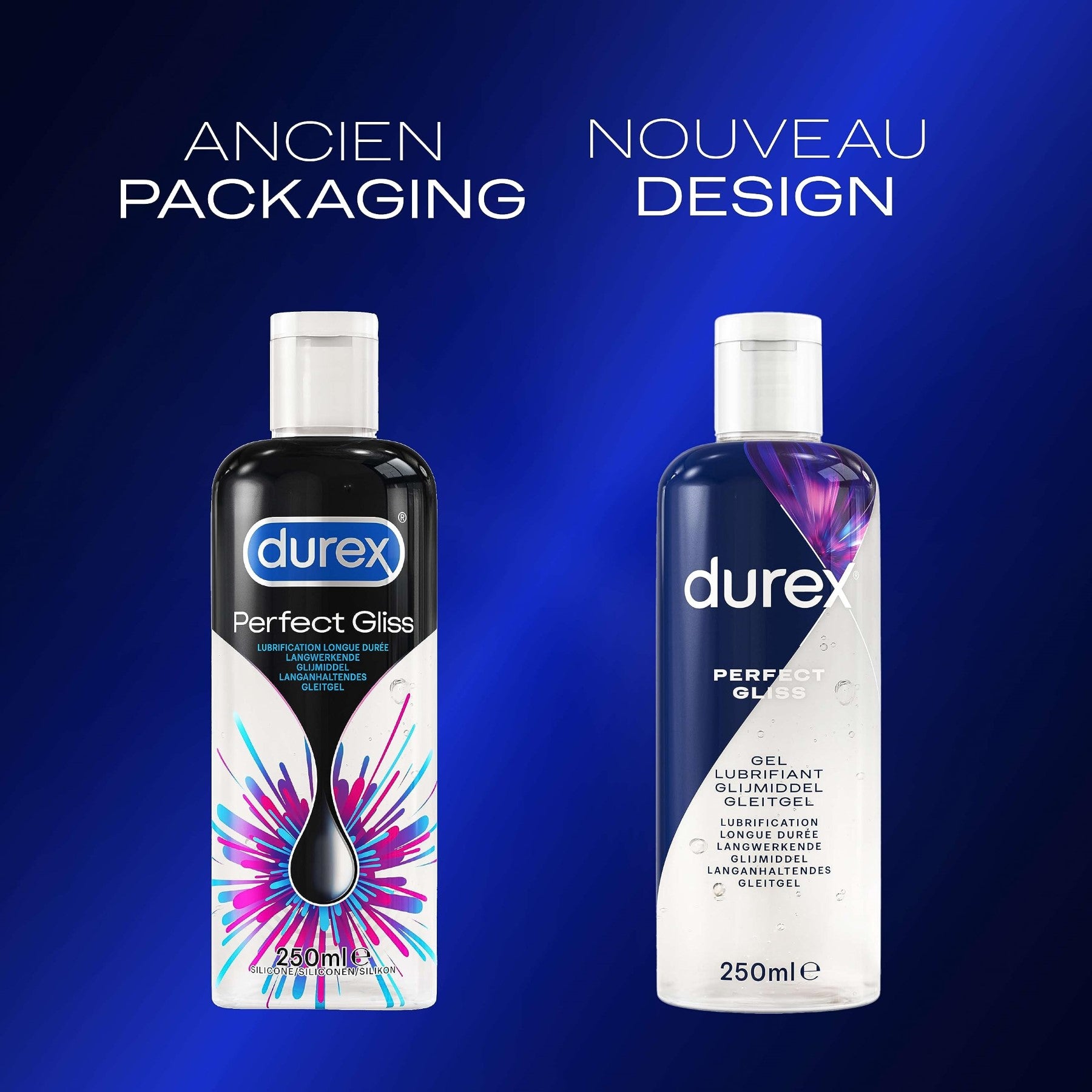 Durex Perfect Gliss Gel Lubrifiant Silicone 250 ml