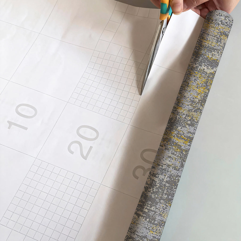 Papier Peint Style Industriel Autocollant Murgall Gris Clair 44x305cm 1 Rouleau