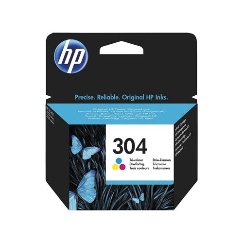 HP Cartouche d'encre d'origine 304 Tri-color N9K05AE#UUS