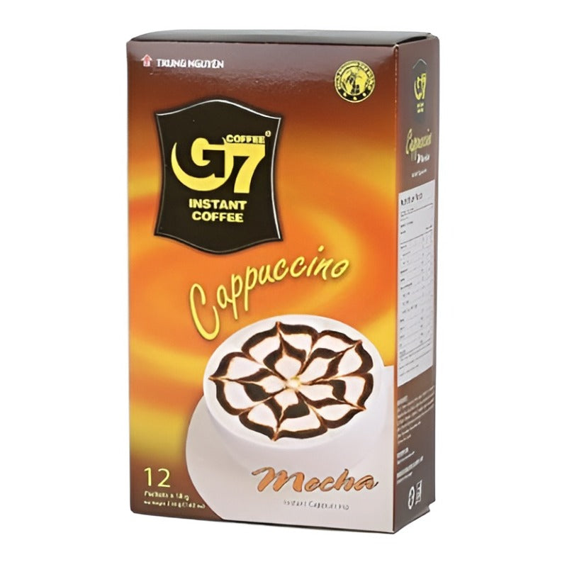 Trung Nguyen G7 Cappuccino Mocha instantané - 12 x 18 g