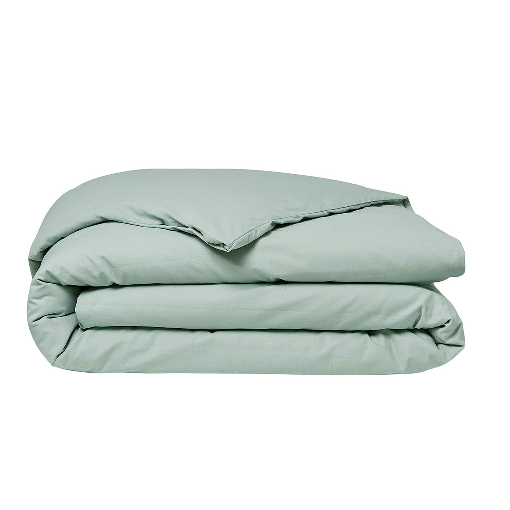 TODAY Housse de couette en coton céladon 220 x 240 cm pour lit double