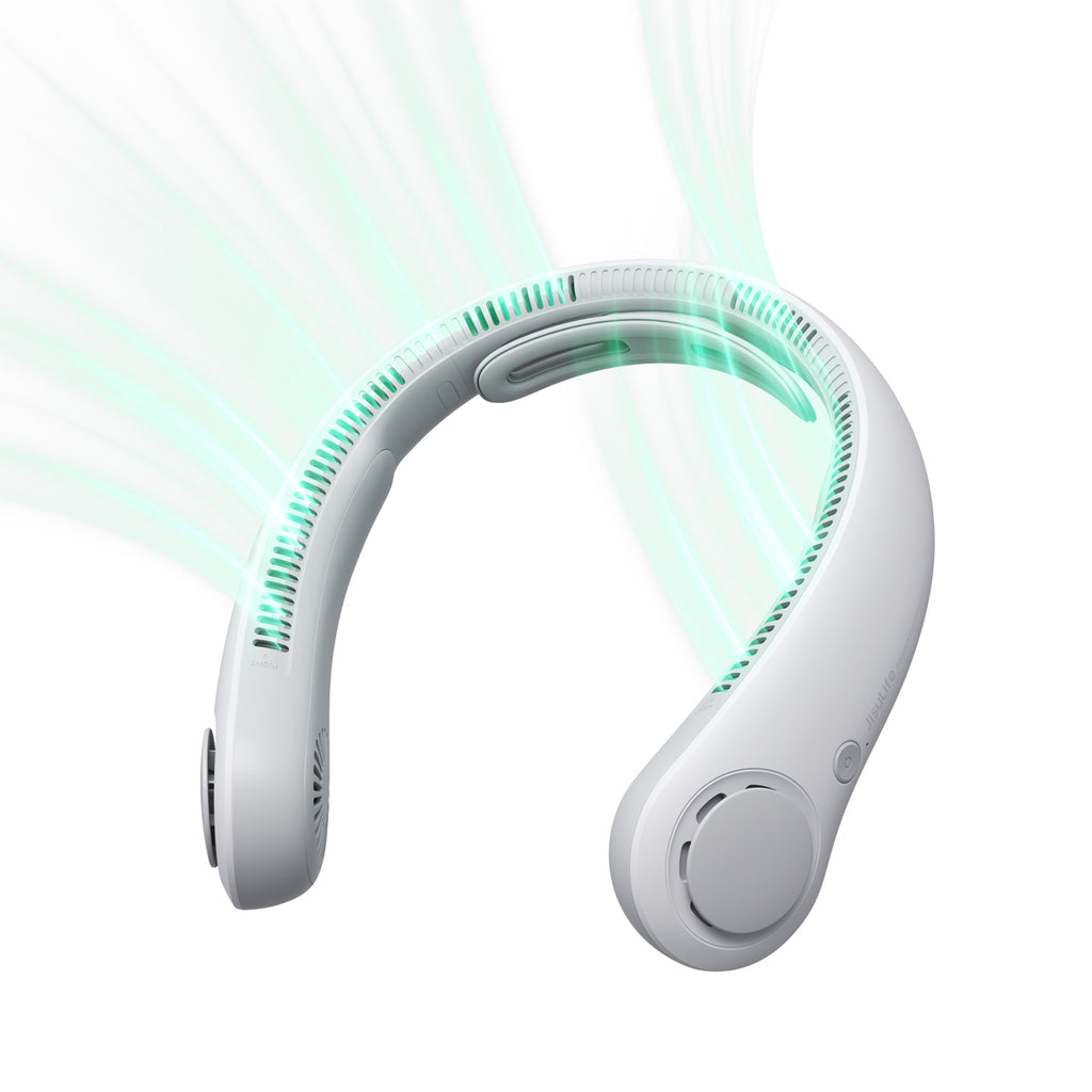 JISULIFE Life 4 Ventilateur de cou - Blanc