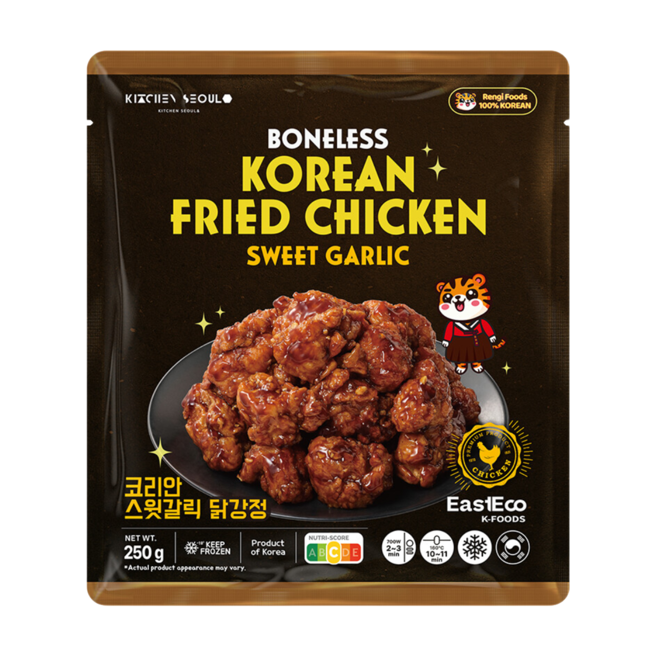 EastEco Poulet frit désossé à la sauce sucrée à l'ail - 250 g
