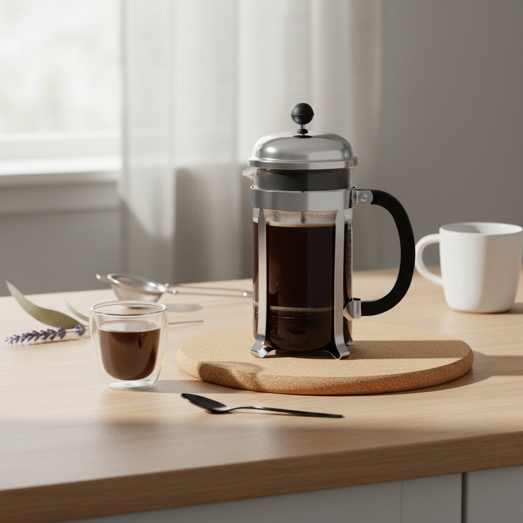 Bodum Chambord Cafetière à piston 1 L - 8 tasses - Noir