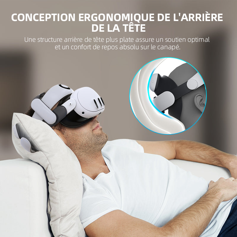 BOBOVR Accessoires de ceinture S3 Pro, régulateur de température pour casque et batterie remplaçable à chaud de 10 000 mAh, compatible avec Meta Quest 3/Quest 3S
