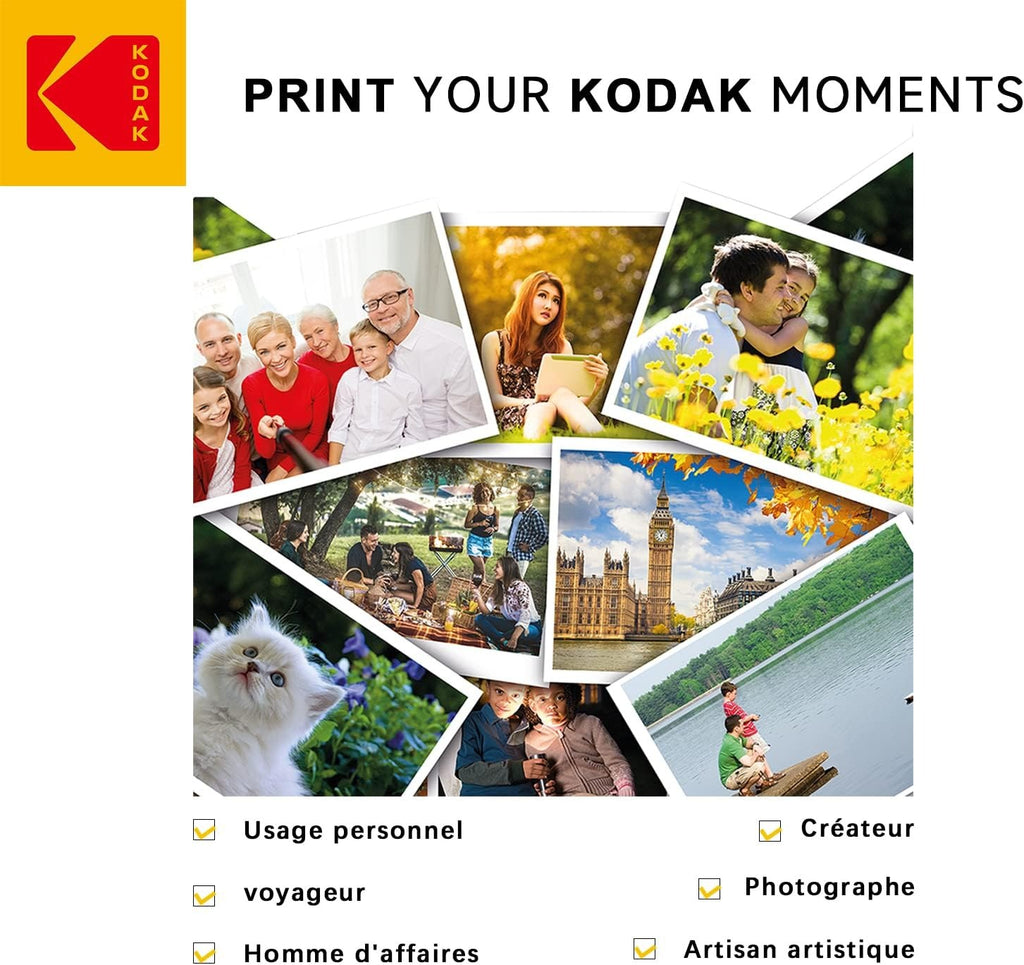 Kodak Papier d’art - 50 feuilles A6 (10 x 15 cm), 210 g/m²