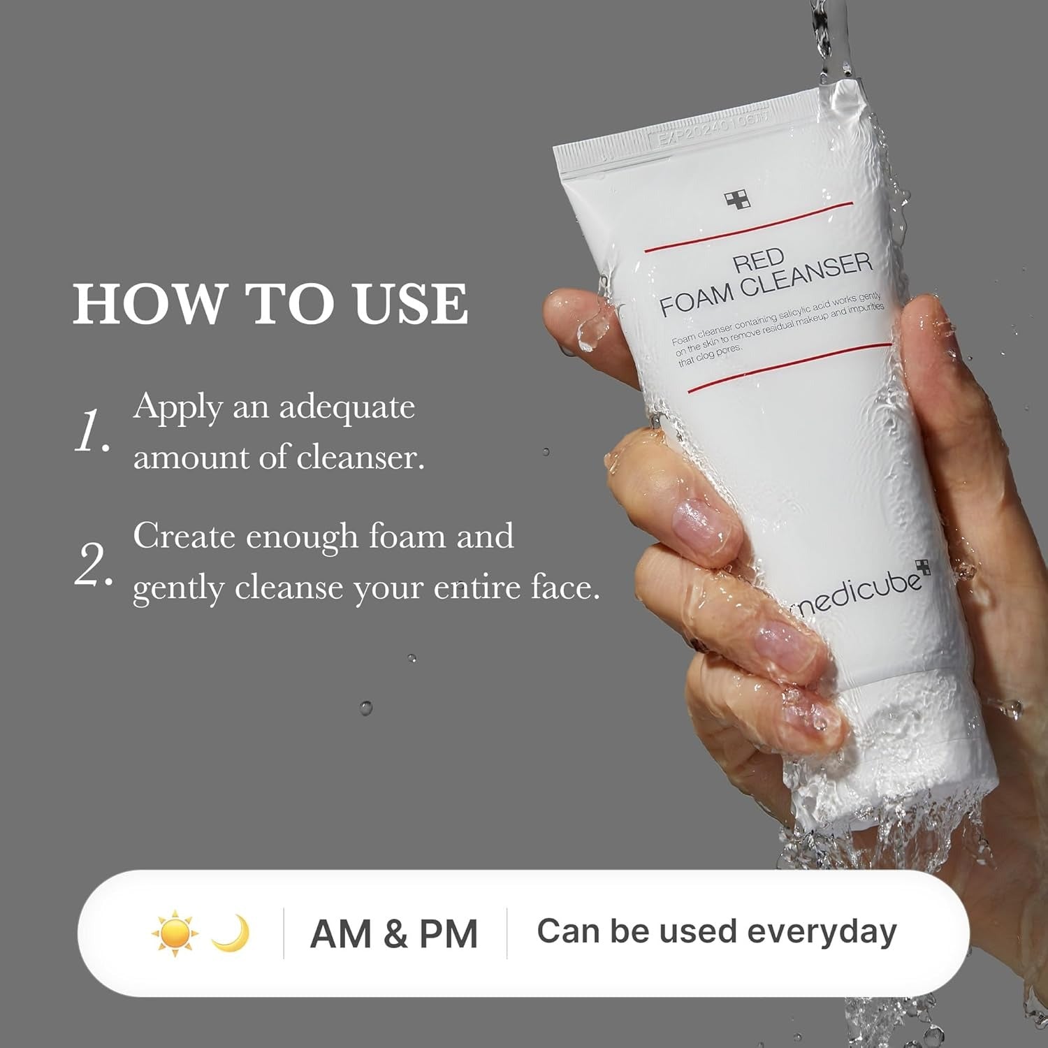 MEDICUBE Mousse Nettoyante Rouge 120 ml