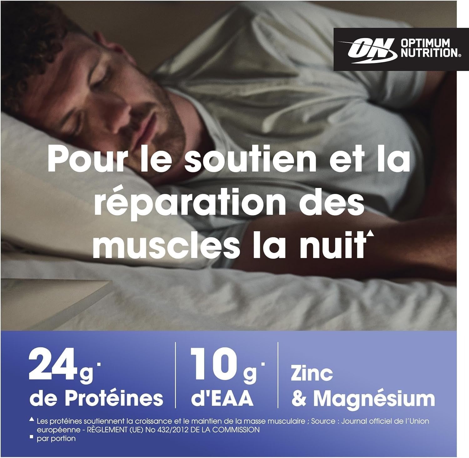 Optimum Nutrition Gold Standard 100 % Caséine, Saveur Fraise Délice 924 g (28 portions)