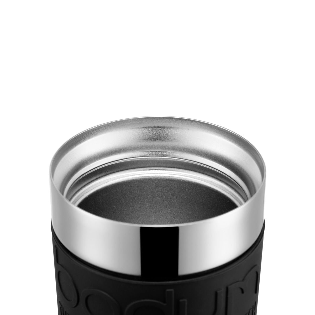 BODUM Mug de voyage isotherme 350 ml - Argent et noir