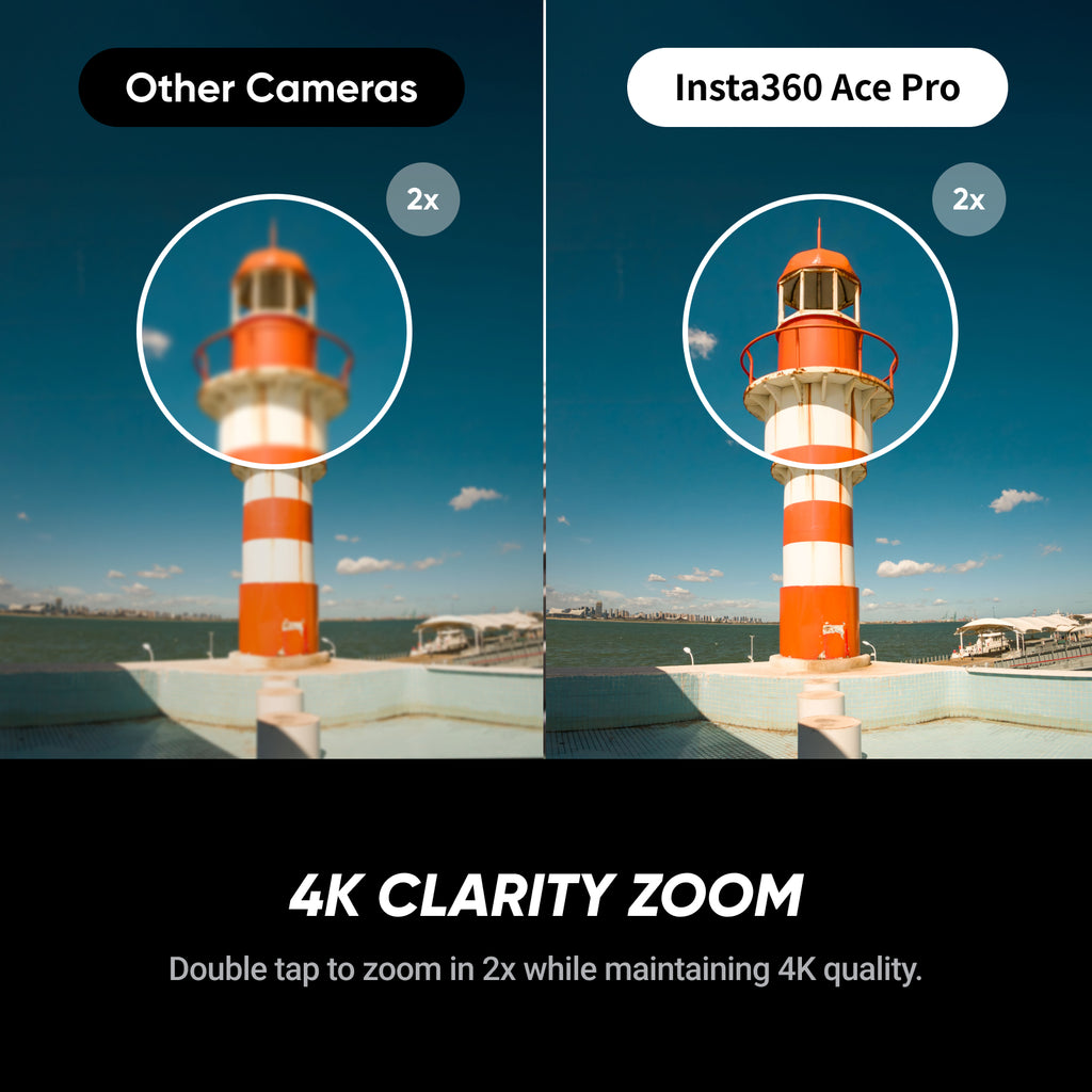 Insta360 Ace Pro - Caméra d’action étanche, co-développée avec Leica, capteur 1/1,3 po et réduction du bruit par IA pour une qualité d’image exceptionnelle, 4K120 ips, écran rabattable 2,4 po et fonctionnalités IA avancées