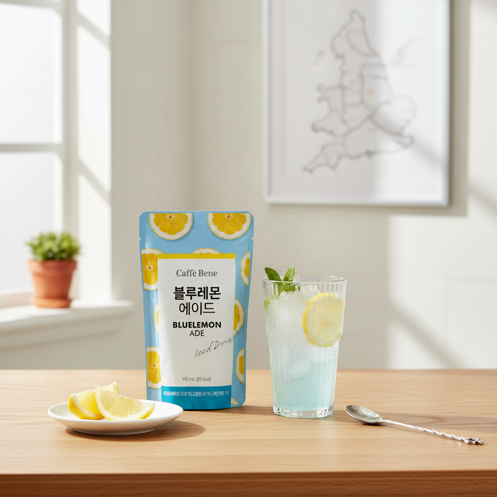 Caffe Bene Citronnade bleue en gourde 190 ml