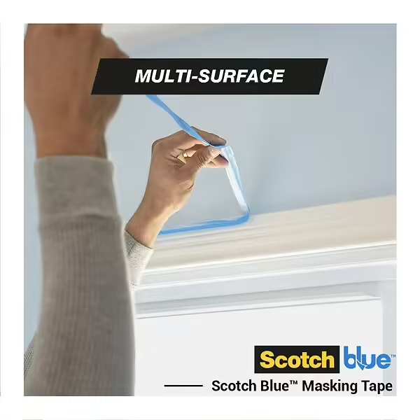 Scotch-Blue Ruban de masquage multi-surfaces - PEFC - Boîte découpée Bleu 41 m x 48 mm