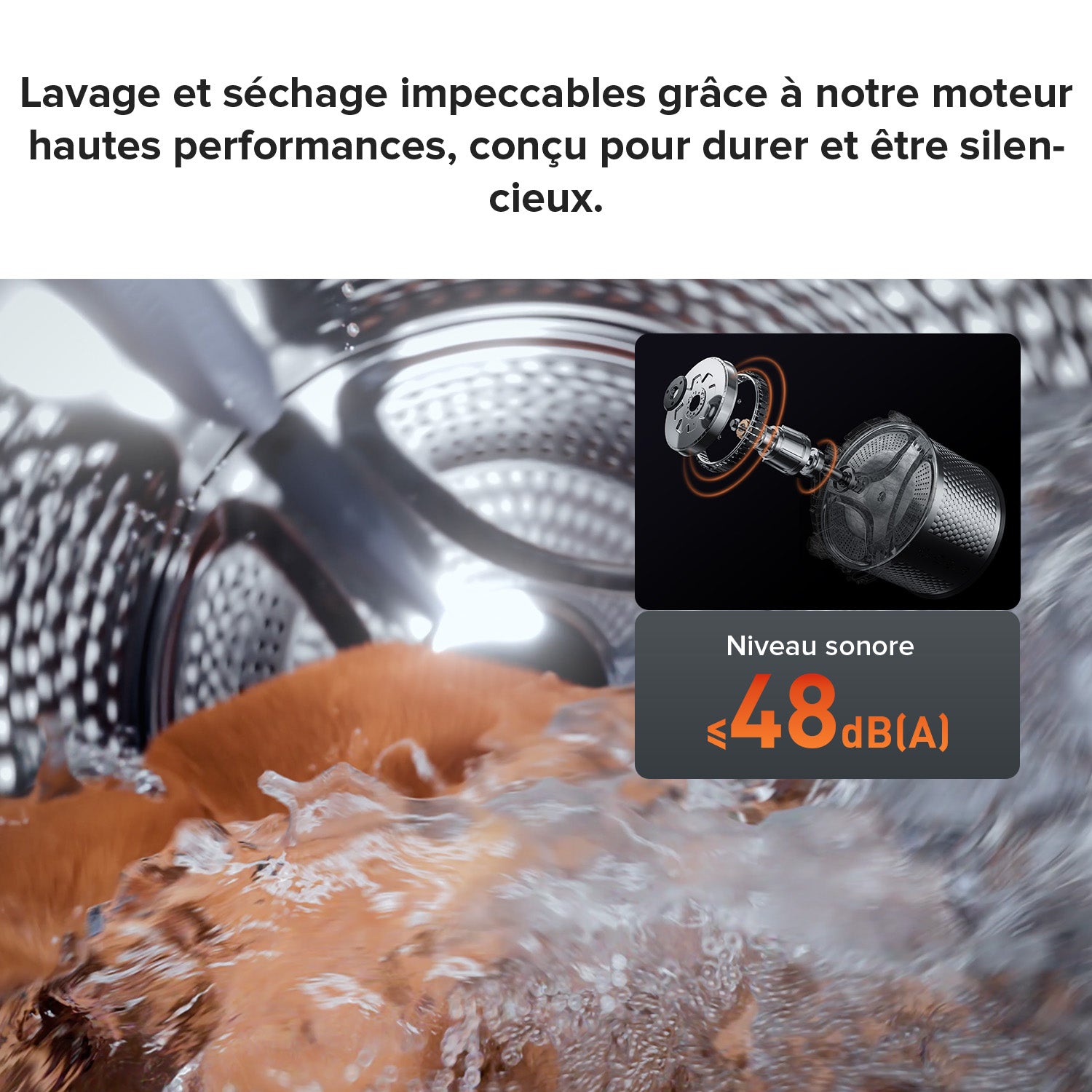 Roborock Zeo Lite Lave-linge séchant avec technologie Zeo-Cycle, contrôle via application et système LintClear, blanc - 10 kg / 6 kg