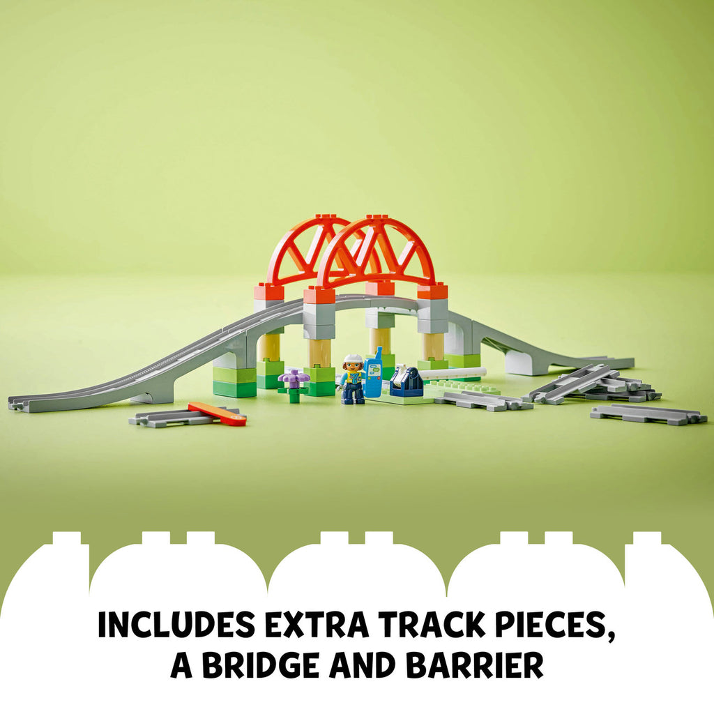 LEGO DUPLO Town Set d'extension pont de train et voies