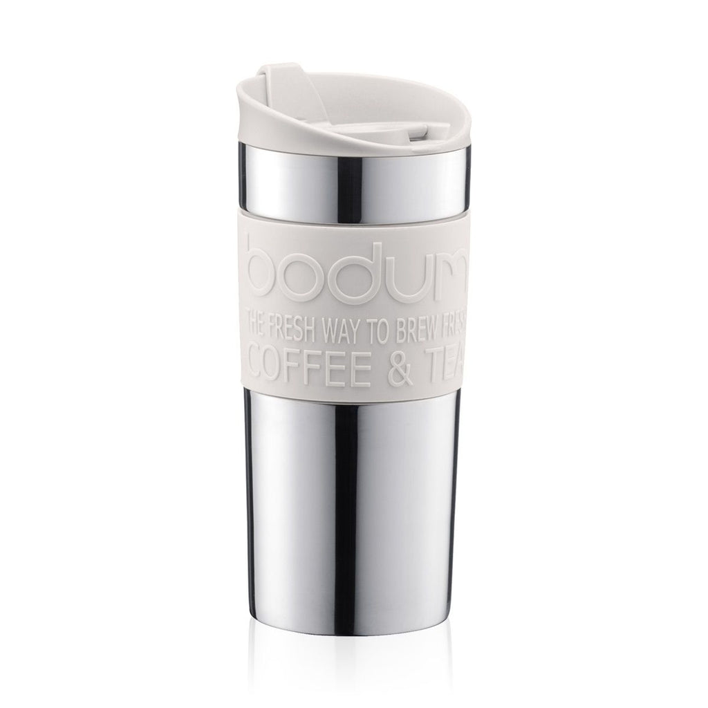 Bodum Gobelet de voyage isotherme argent et blanc - 350 ml