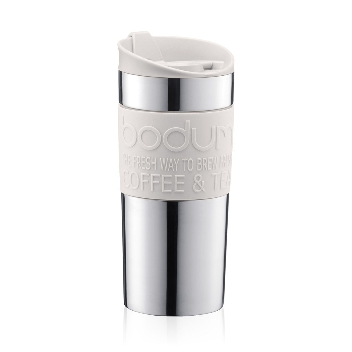 Bodum Gobelet de voyage isotherme argent et blanc - 350 ml