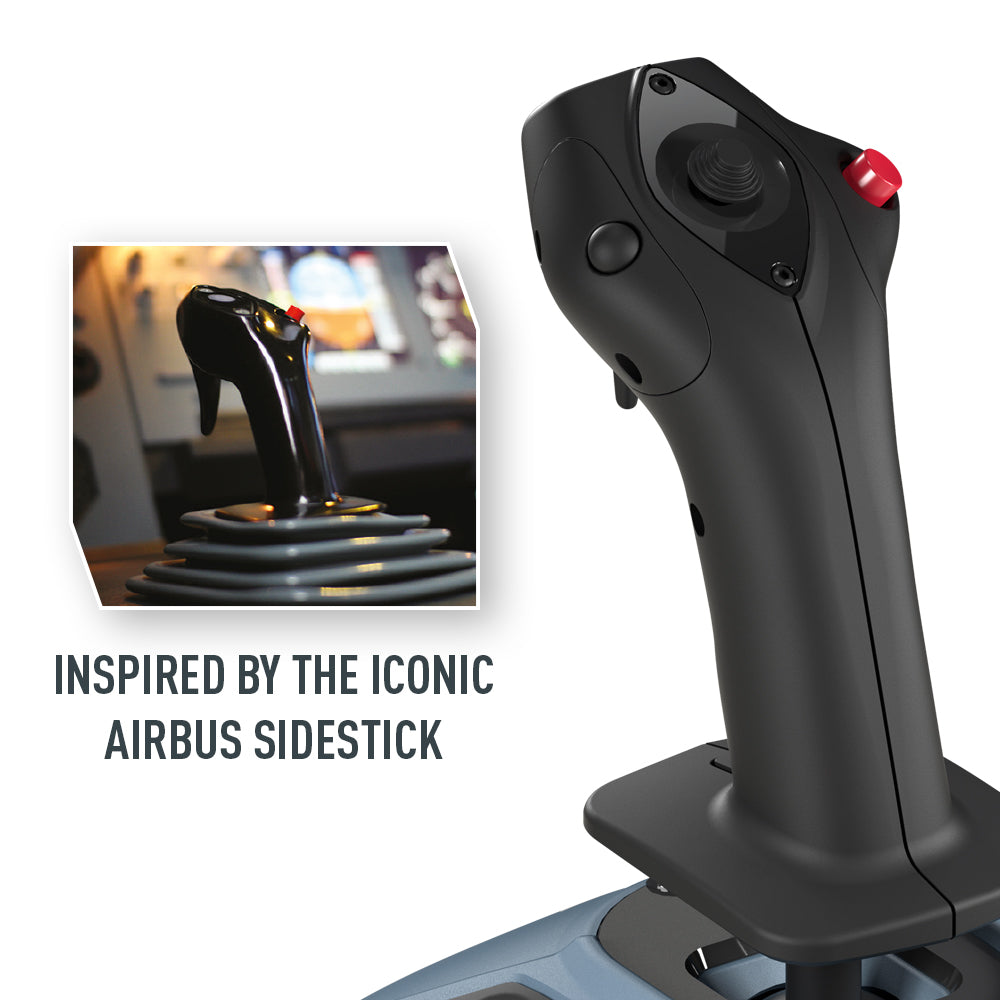 Thrustmaster TCA officer pack joystick et manette - édition Airbus pour PC