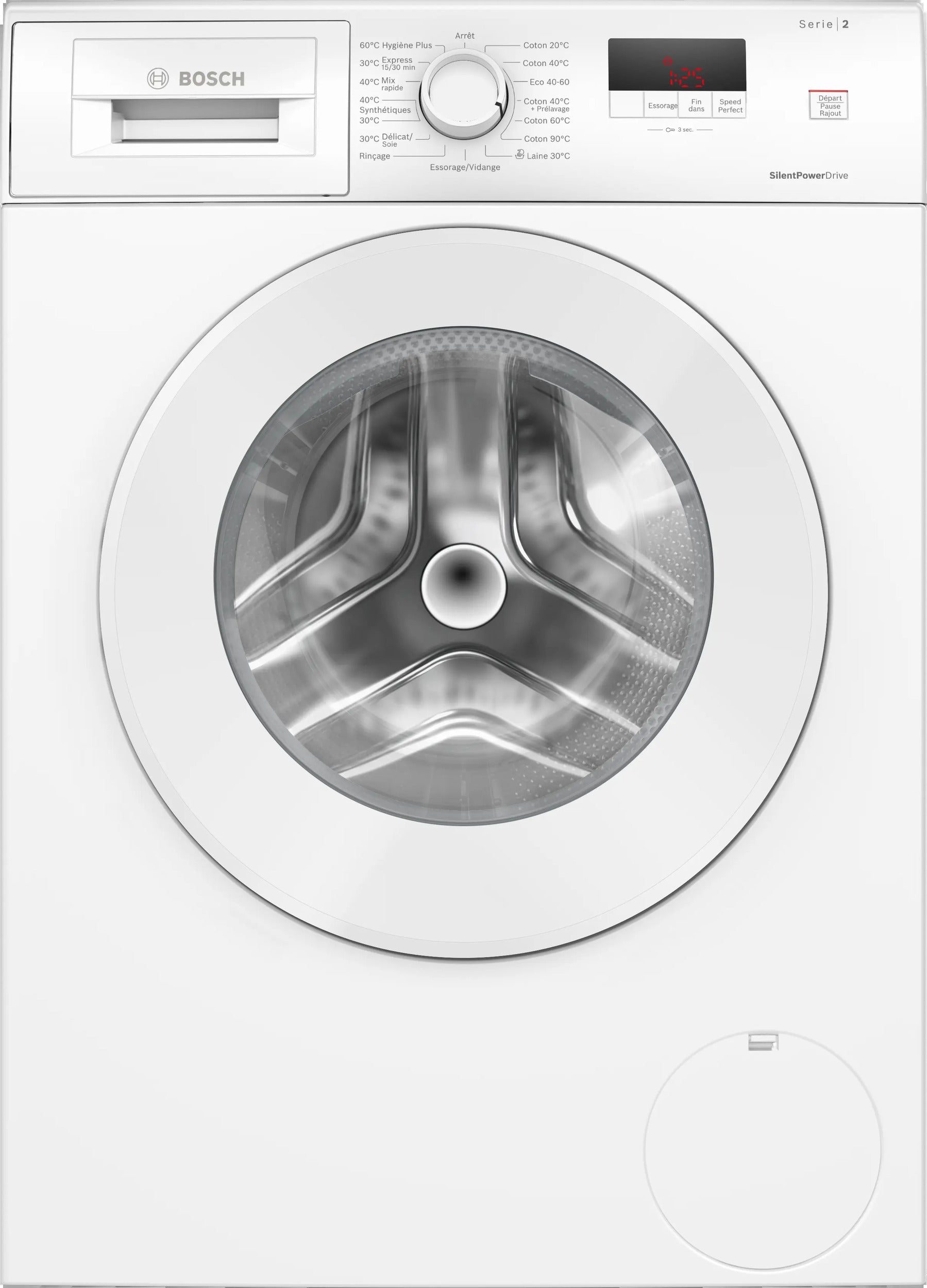 Bosch WGE02407FR lave-linge frontal 7 kg 1 400 tr/min Classe A