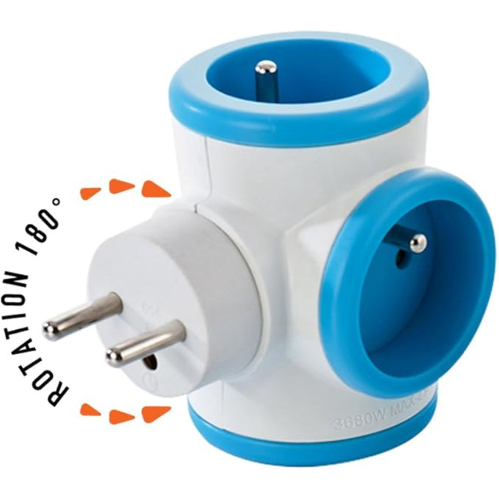 Triplite rotative - Bleue 3x16A - Watt and Co
