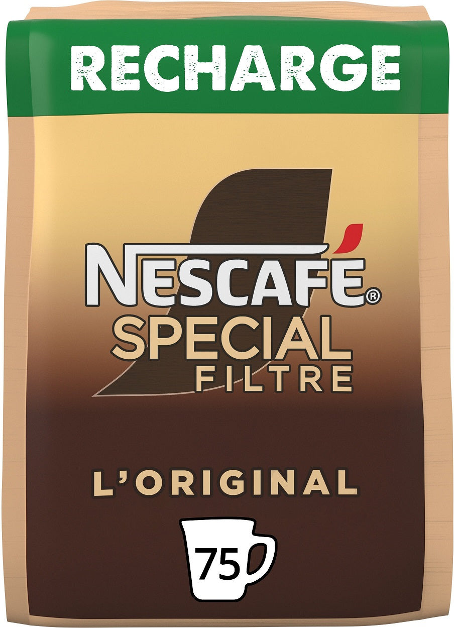 NESCAFÉ Café soluble spécial filtre original, 150 g (recharge)