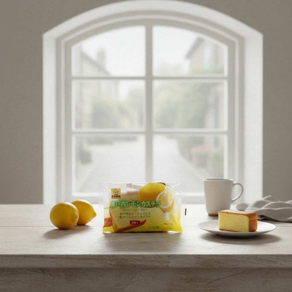 Sakuraseika Sakura Seika Setouchi Gâteau au Citron 3 Pièces 93 g