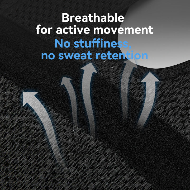 Ochama×J.ZAO Genouillère de sport, 1 pièce, adaptée à la course à pied, basketball, protection du ménisque, badminton et randonnée, modèle d’été respirant avec sangles de maintien, taille L