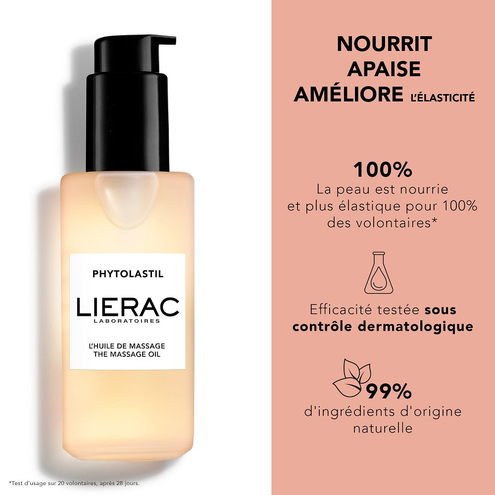 LIERAC Phytolastil L'Huile de Massage 100 ml