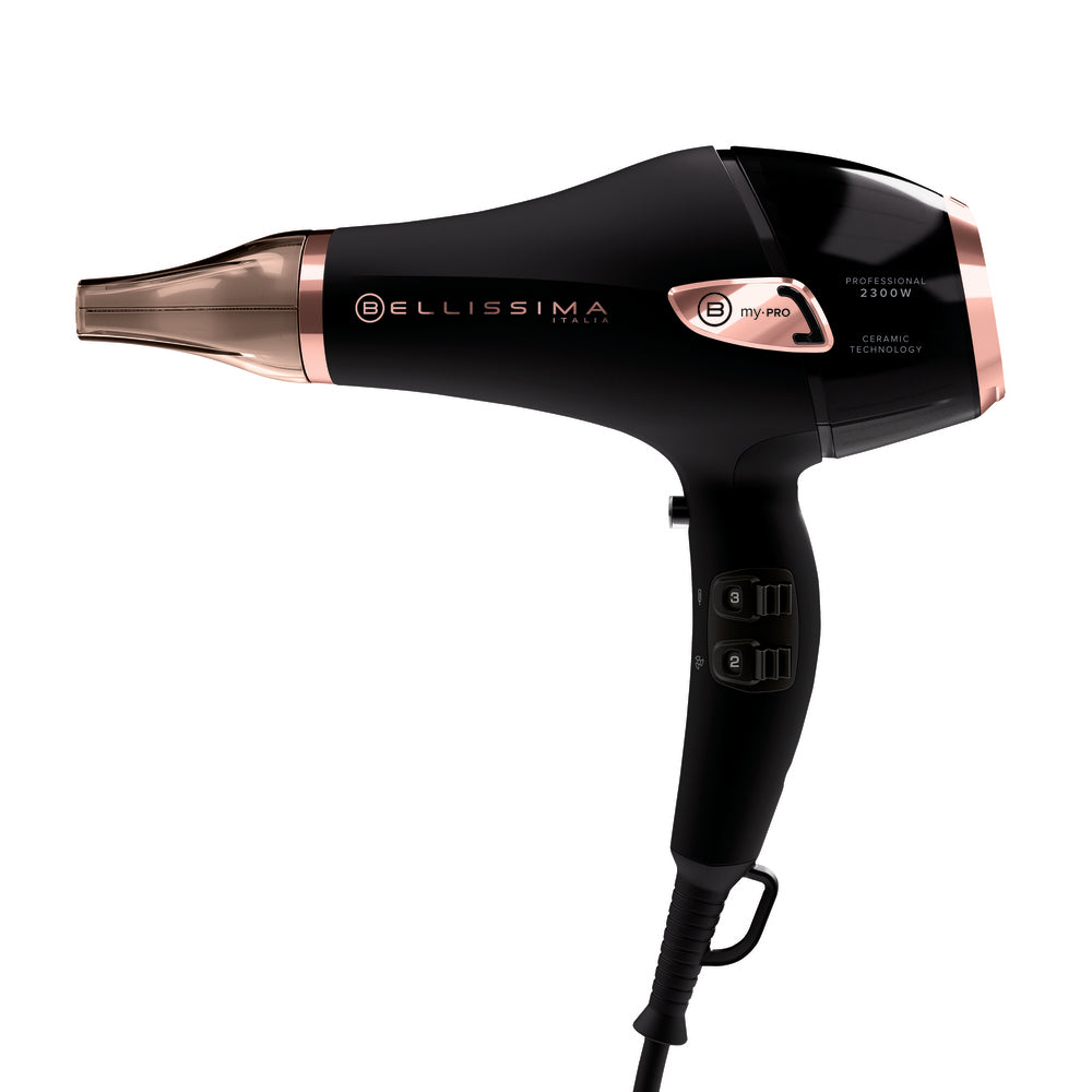 Bellissima P5 3800 Ceramic - Sèche-cheveux professionnel, moteur AC 2300 W, technologie ionique et céramique
