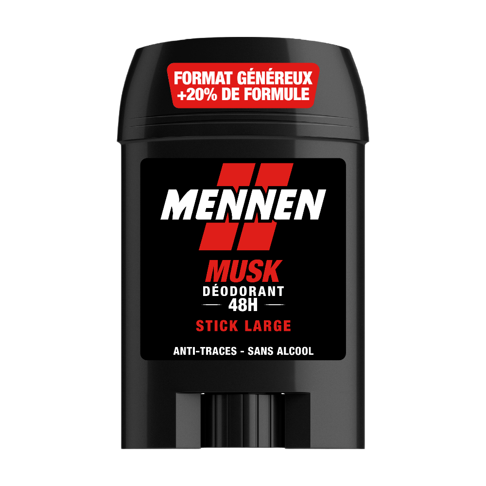 Mennen Homme Bâton Déodorant Musk 24H 60ml