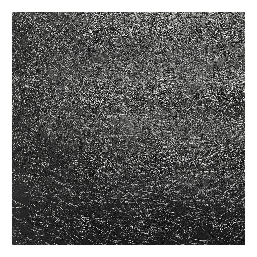 Murgall Papier Peint Art 3D Noir Sans Adhésif 44x1000 cm 1 Rouleau