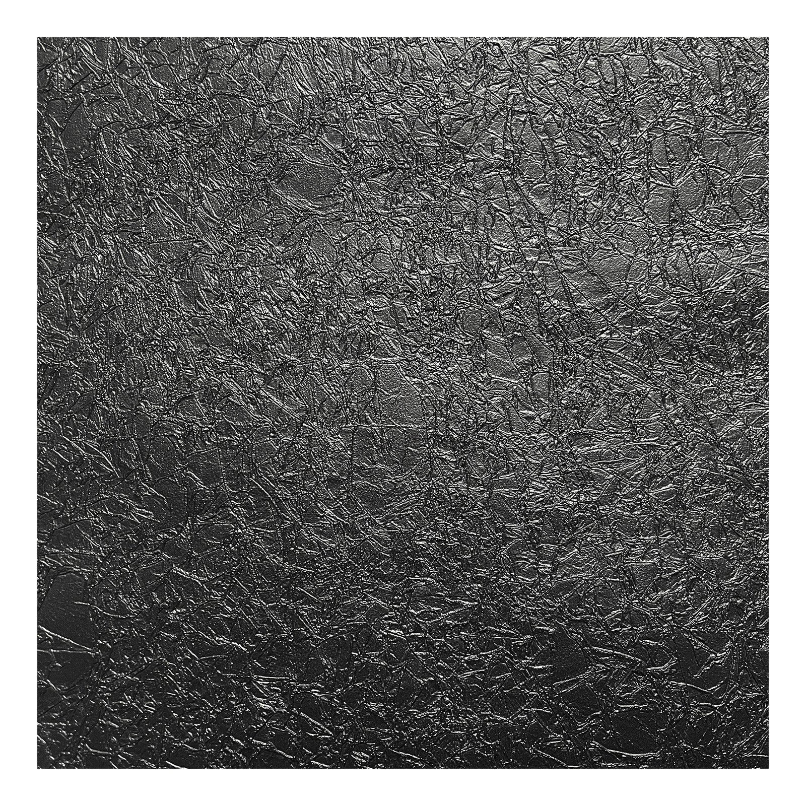 Murgall Papier Peint Art 3D Noir Sans Adhésif 44x1000 cm 1 Rouleau