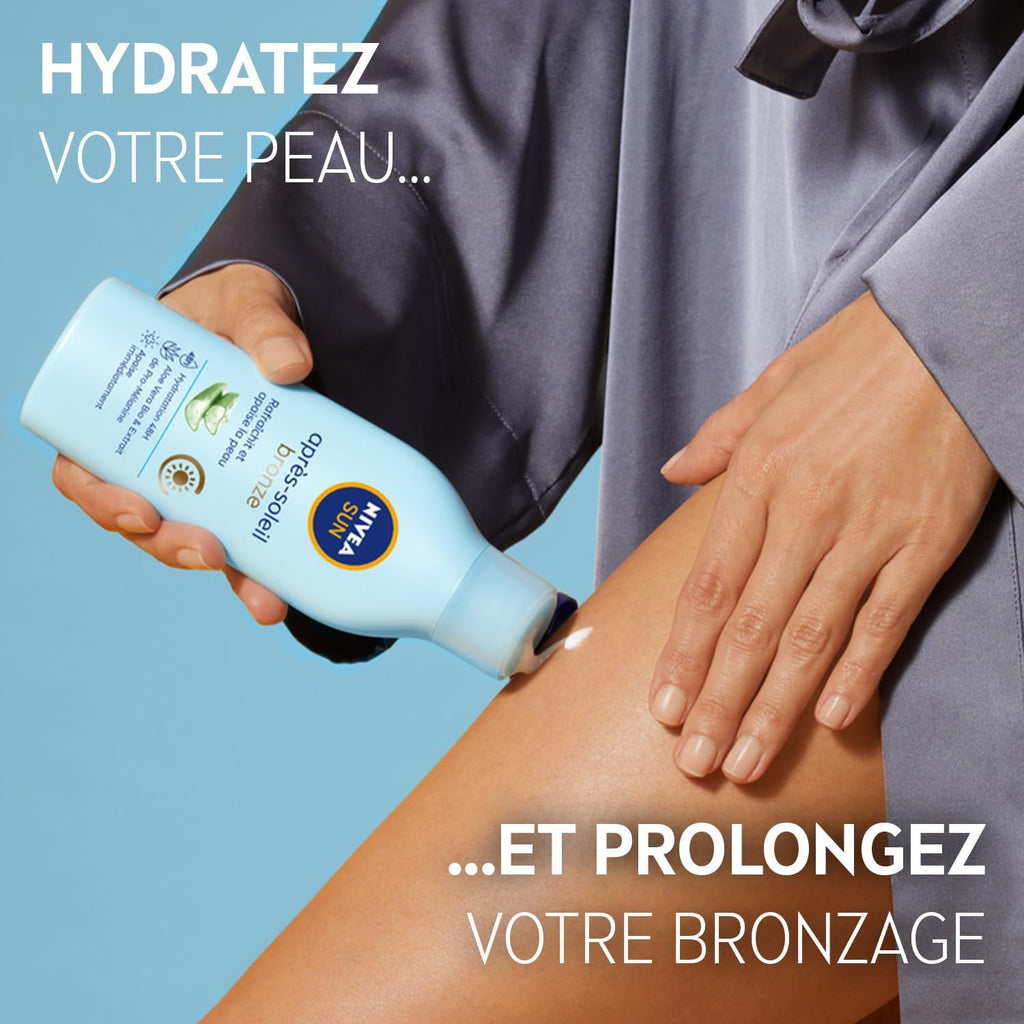 NIVEA Sun Lait après-soleil à l’aloe vera prolongateur de bronzage 200 ml