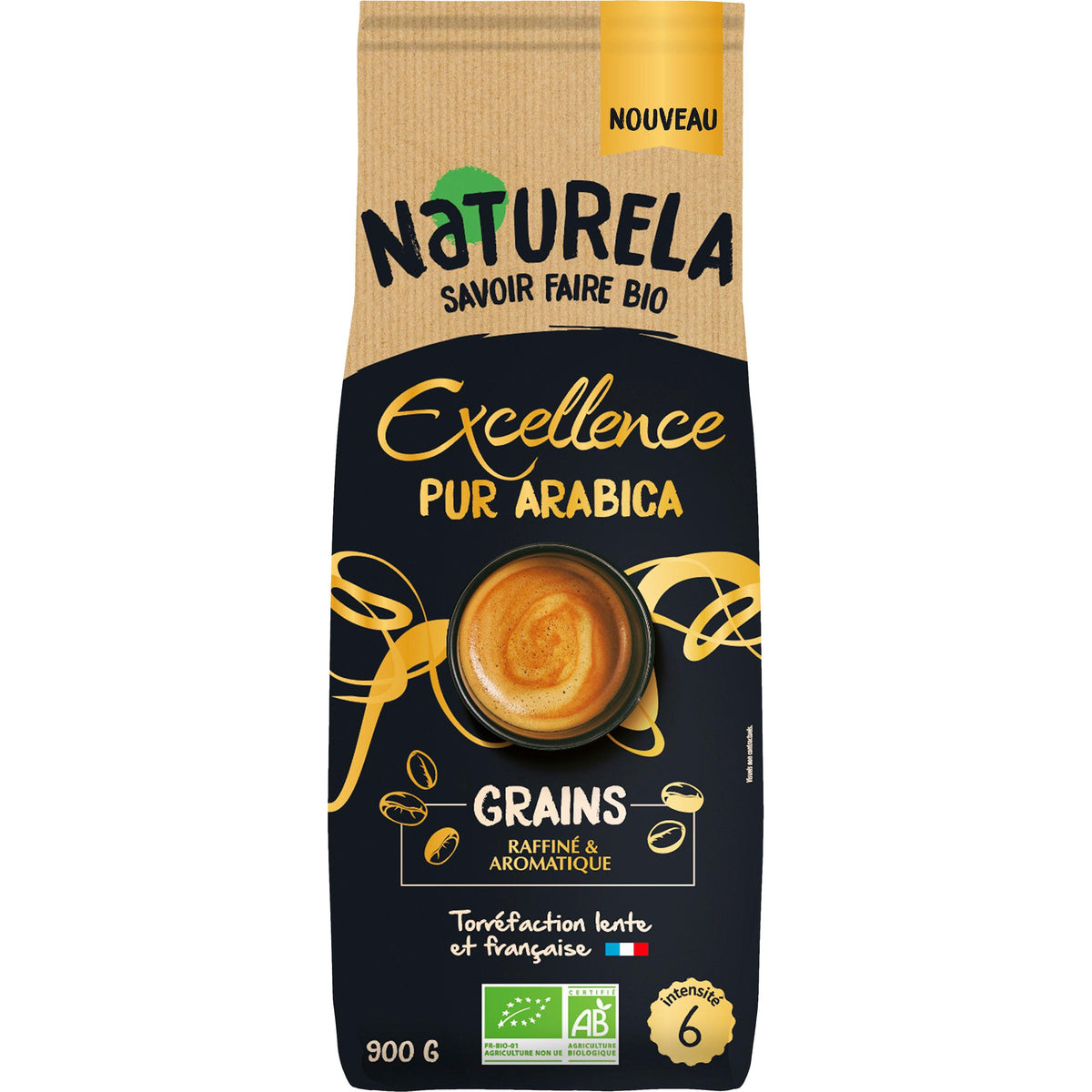 Naturela Café en Grains Arabica Bio