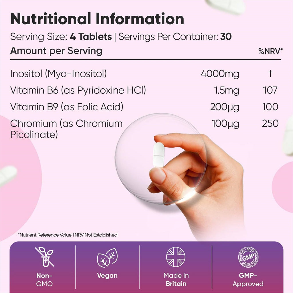 WeightWorld Inositol 4000 mg 120 comprimés