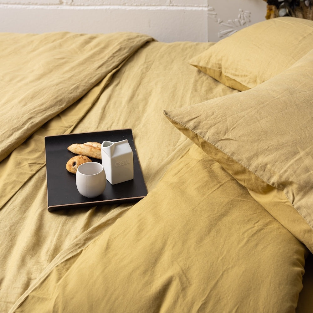 Vivaraise Linco Housse de couette Or 220 x 240