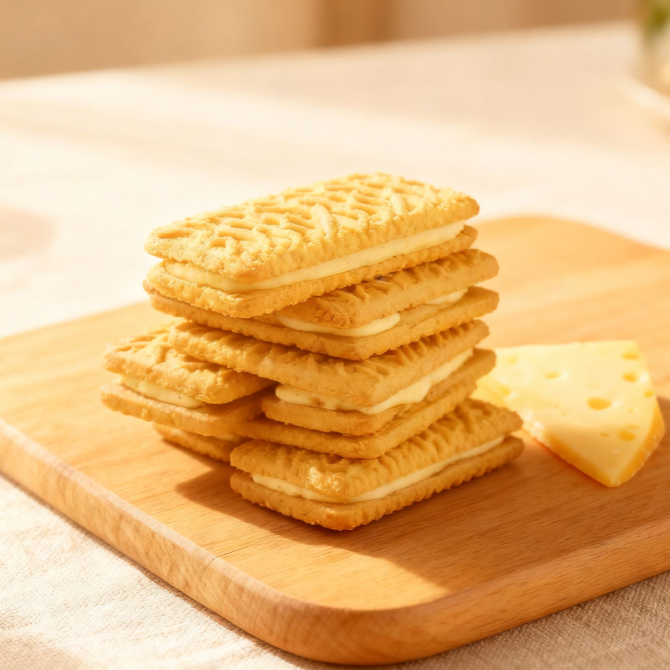 FLZ Biscuits au chocolat et au fromage - 70 g