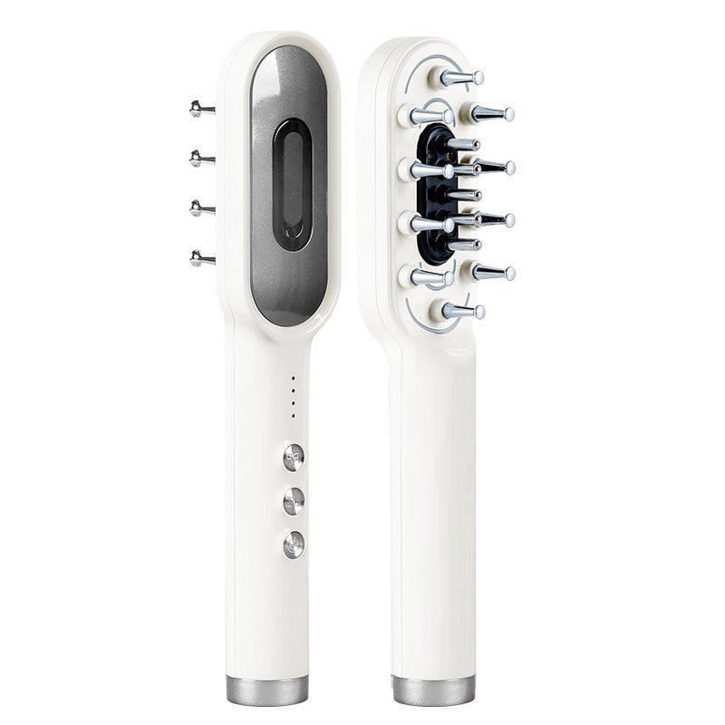 K·SKIN KD3806 Peigne de massage du cuir chevelu/Peigne nourrissant pour le cuir chevelu, Microcourant EMS + Quadruple Luminothérapie LED + Conception d'infusion de stockage de liquide
