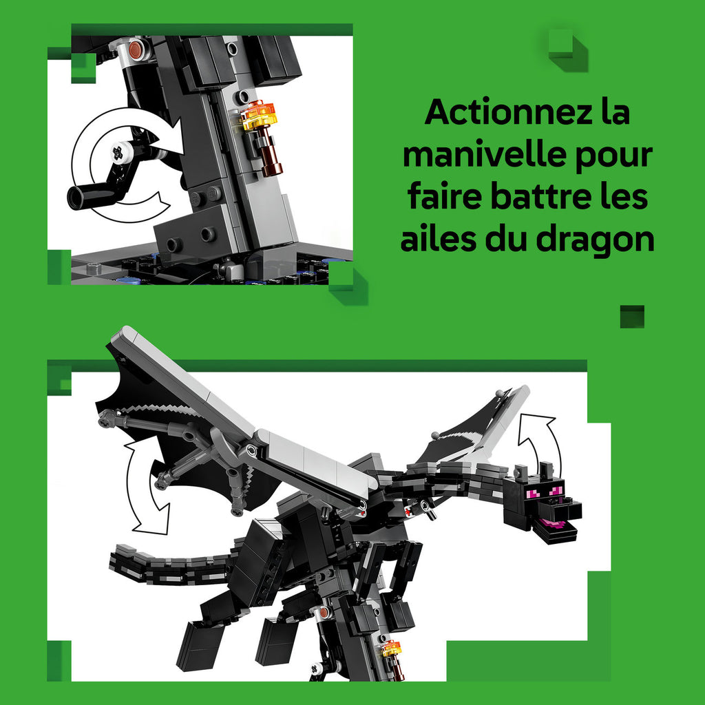 LEGO Minecraft 21595 Le Dragon de l'Ender