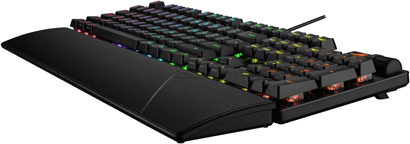 ASUS ROG Scope II 96 RX Clavier de Jeu Optique-Mécanique Filaire - AZERTY - Noir