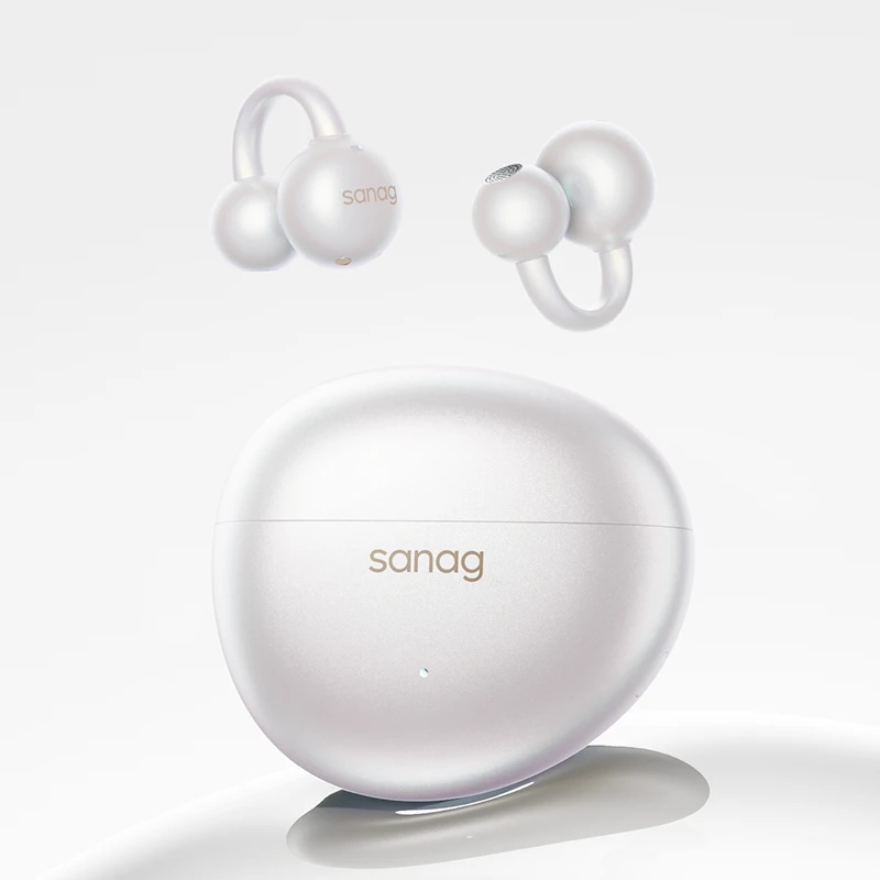 sanag S7S Casque Bluetooth Sport à Conduction Osseuse Ultra-Sensible Longue Autonomie avec Traduction IA Ouverte