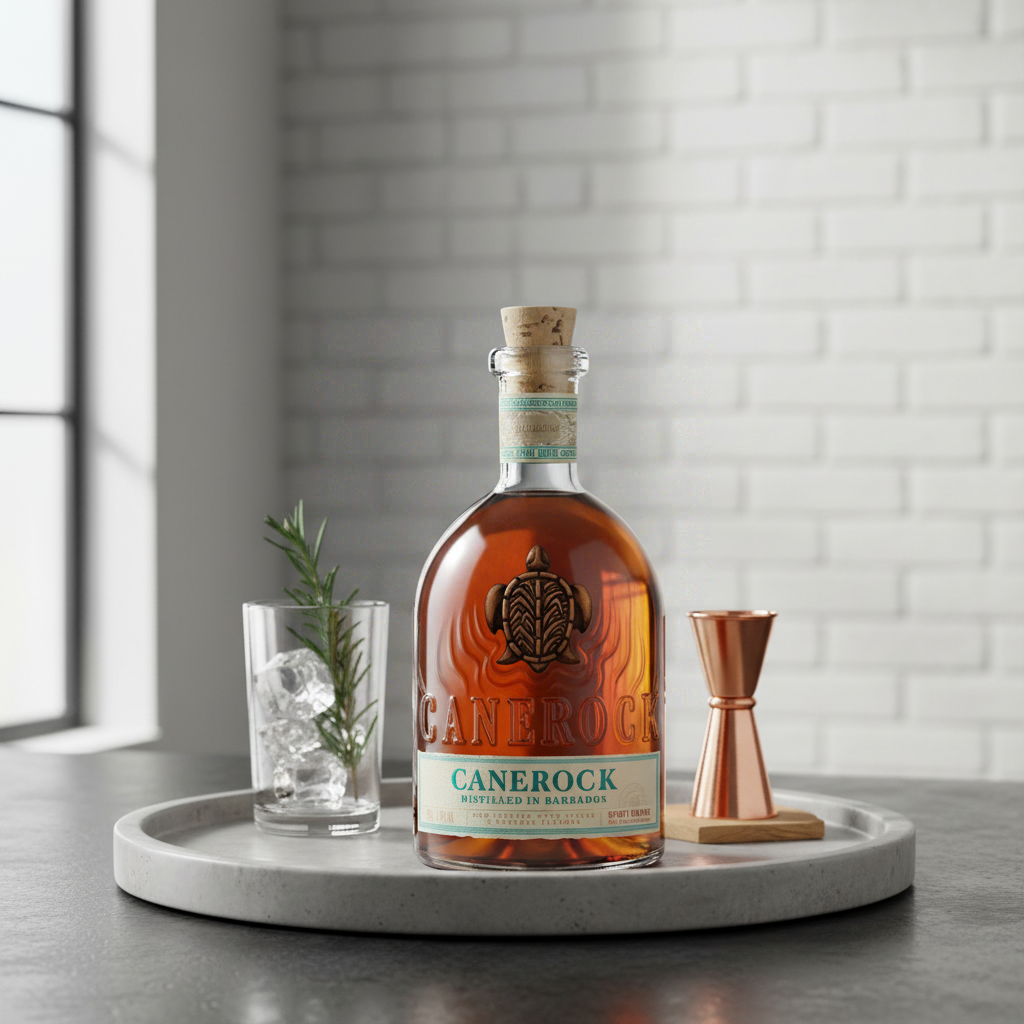 CANEROCK - Boisson spiritueuse à base de rhum - 40 % d'alcool - Origine: Jamaïque - Notes d'épices douces et pâtissières - à déguster pur ou en cocktails - 70 cl