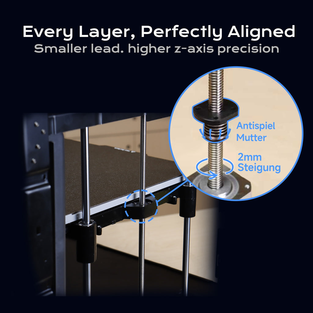 QIDIMax4 imprimante 3D, grande zone d'impression 390×390×340 mm, chambre chauffante 65 °C, imprimantes 3D FDM, vitesse maximale 800 mm/s