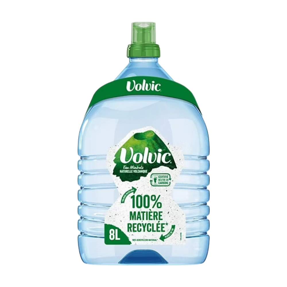 Volvic Eau minérale naturelle 8 L