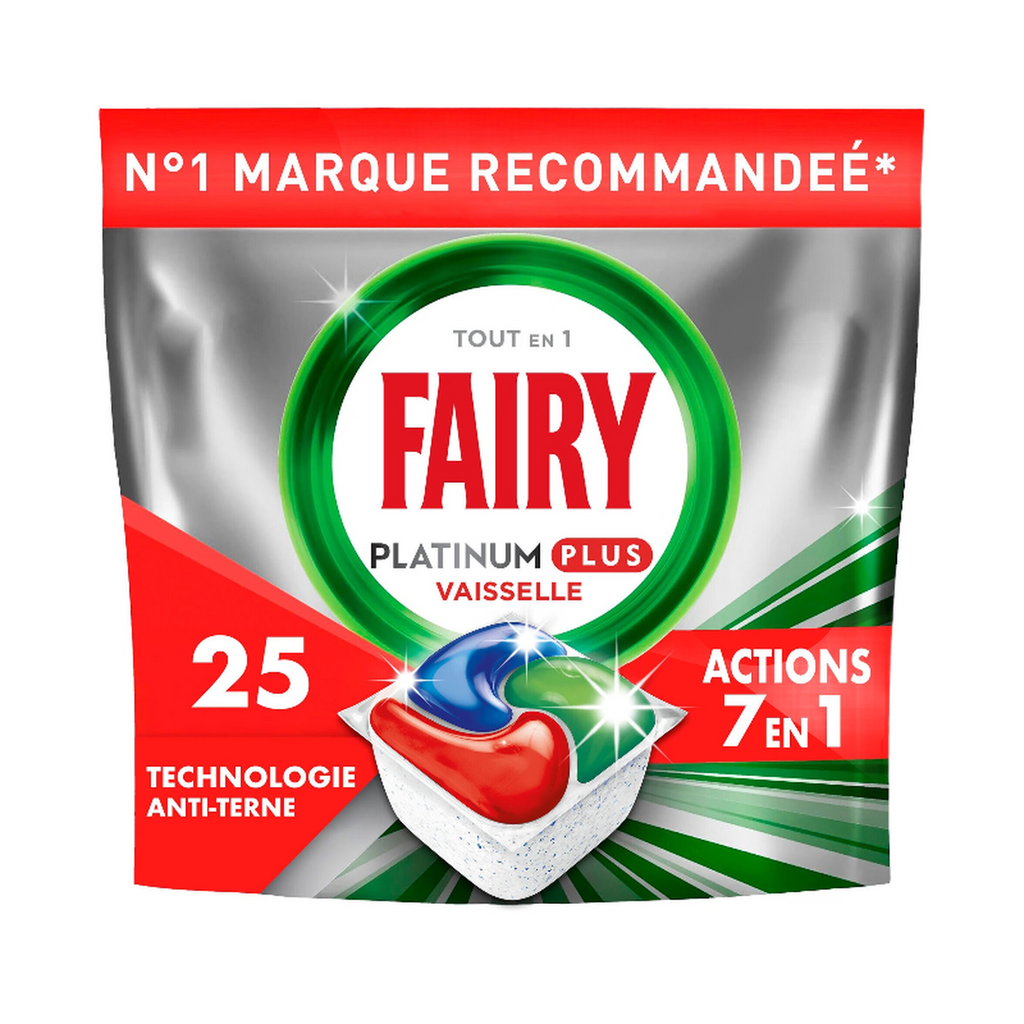 Fairy Platinum Plus Original Tablettes Lave-Vaisselle X25