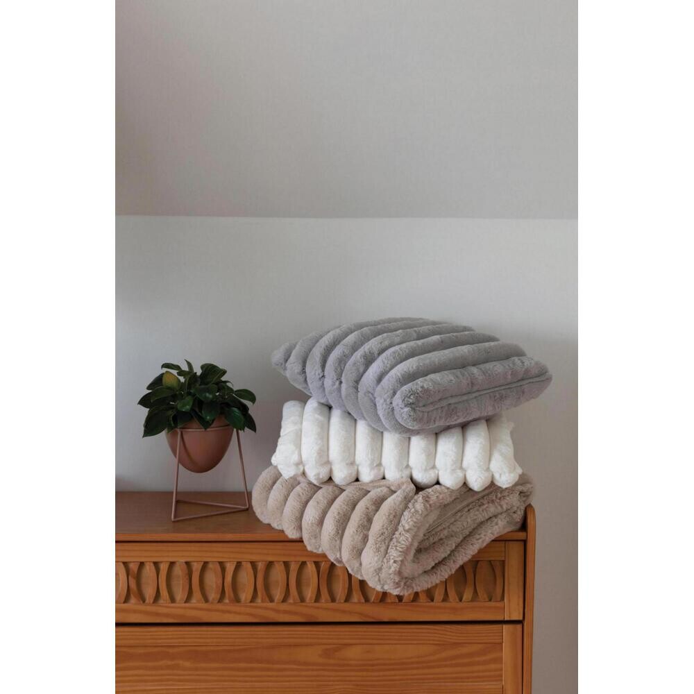 Vivaraise Alice Couverture beige - 130 x 160 cm