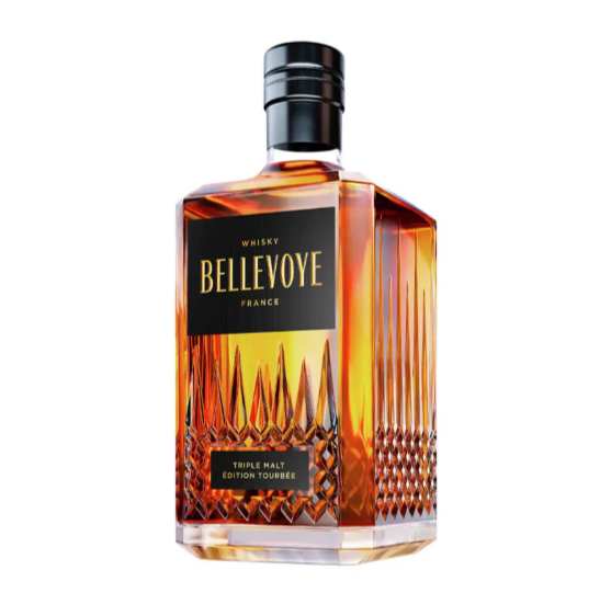 BELLEVOYEWhisky Noir Tourbé 43° 70cl
